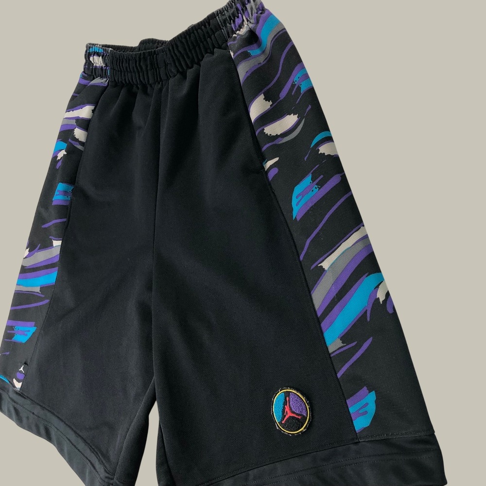 Nike Air Jordan 8 Retro VIII Aqua Basketball Shorts Mens M-No Drawstrings 365517